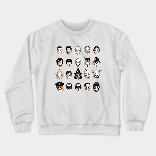 Halloween Friends Crewneck Sweatshirt by Haunted Nonsense